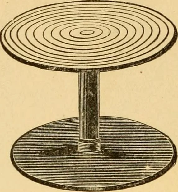 An illustration from Illustrated catalogue and price list of artists' materials, gold paint, bronze powders, metallics, metal leaf, &c. : colors and materials for china and glass painting ; colors and materials for oil, water color & pastel painting and drawing, &c., 1894, leaf 45