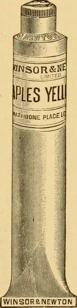 An illustration from Illustrated catalogue and price list of artists' materials, gold paint, bronze powders, metallics, metal leaf, &c. : colors and materials for china and glass painting ; colors and materials for oil, water color & pastel painting and drawing, &c., 1894, leaf 64