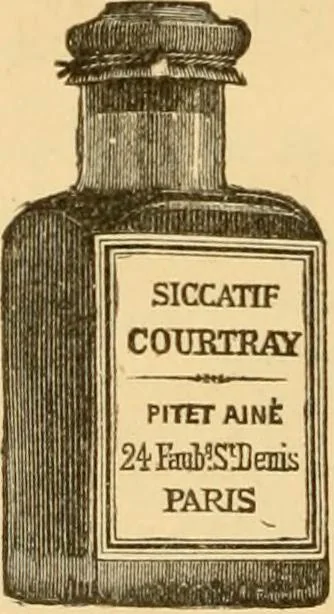 An illustration from Illustrated catalogue and price list of artists' materials, gold paint, bronze powders, metallics, metal leaf, &c. : colors and materials for china and glass painting ; colors and materials for oil, water color & pastel painting and drawing, &c., 1894, leaf 67