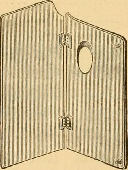 An illustration from Illustrated catalogue and price list of artists' materials, gold paint, bronze powders, metallics, metal leaf, &c. : colors and materials for china and glass painting ; colors and materials for oil, water color & pastel painting and drawing, &c., 1894, leaf 73