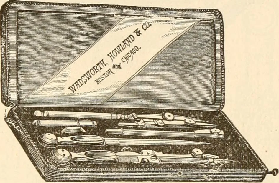 An illustration from Illustrated catalogue of Wadsworth, Howland & Co. : importers and dealers in artists' supplies and architects' and drafting materials., 1895, leaf 134