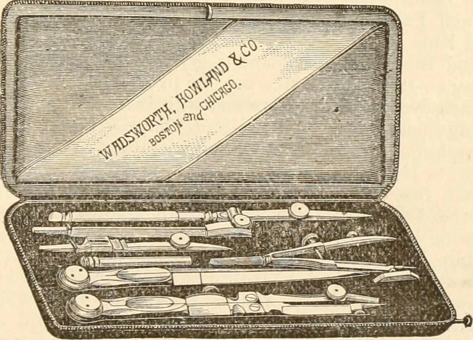An illustration from Illustrated catalogue of Wadsworth, Howland & Co. : importers and dealers in artists' supplies and architects' and drafting materials., 1895, leaf 134