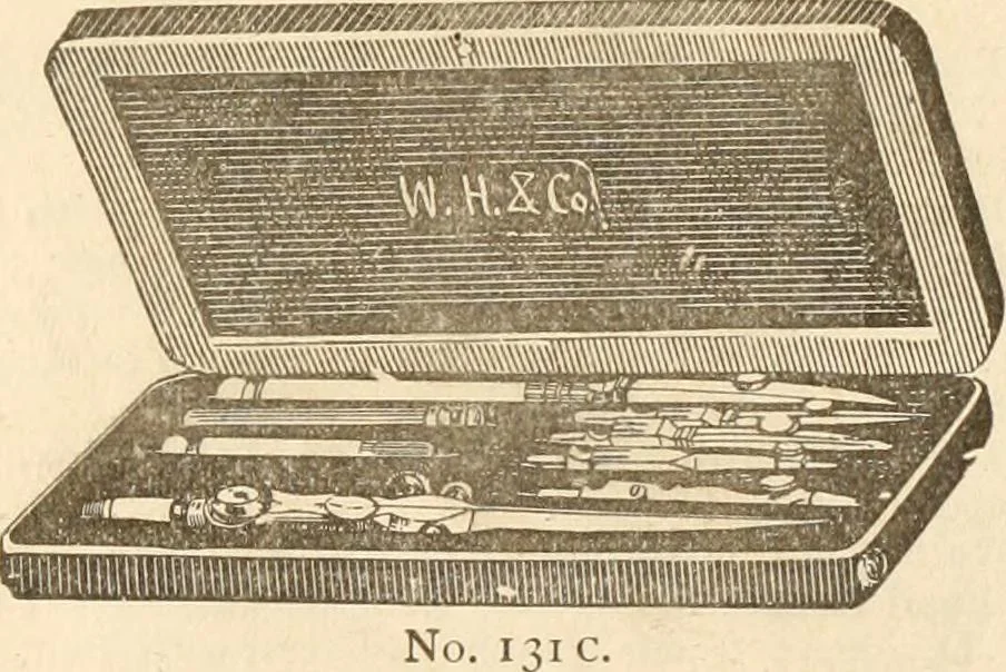 An illustration from Illustrated catalogue of Wadsworth, Howland & Co. : importers and dealers in artists' supplies and architects' and drafting materials., 1895, leaf 138