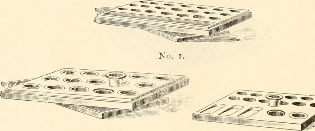 An illustration from Illustrated catalogue of Wadsworth, Howland & Co. : importers and dealers in artists' supplies and architects' and drafting materials., 1895, leaf 61