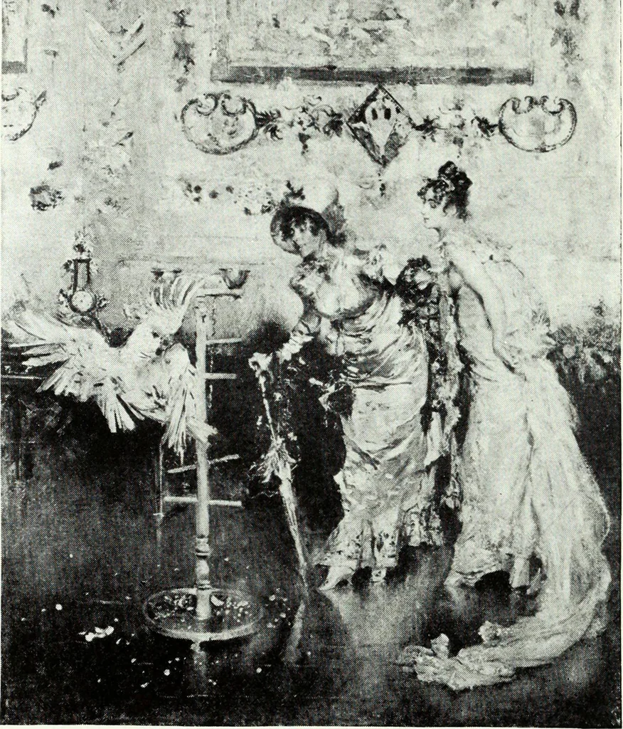 An illustration from Illustrated catalogue of valuable old and modern paintings of artistic distinction .., 1921, leaf 57