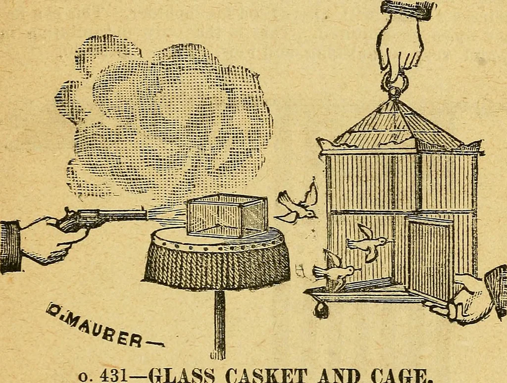 An illustration from Illustrated descriptive price-list of magical apparatus and illusions .., 1884, leaf 100
