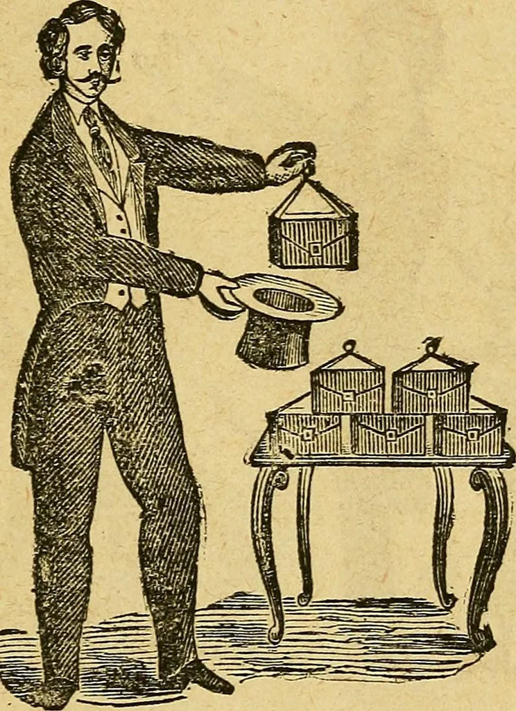 An illustration from Illustrated descriptive price-list of magical apparatus and illusions .., 1884, leaf 54