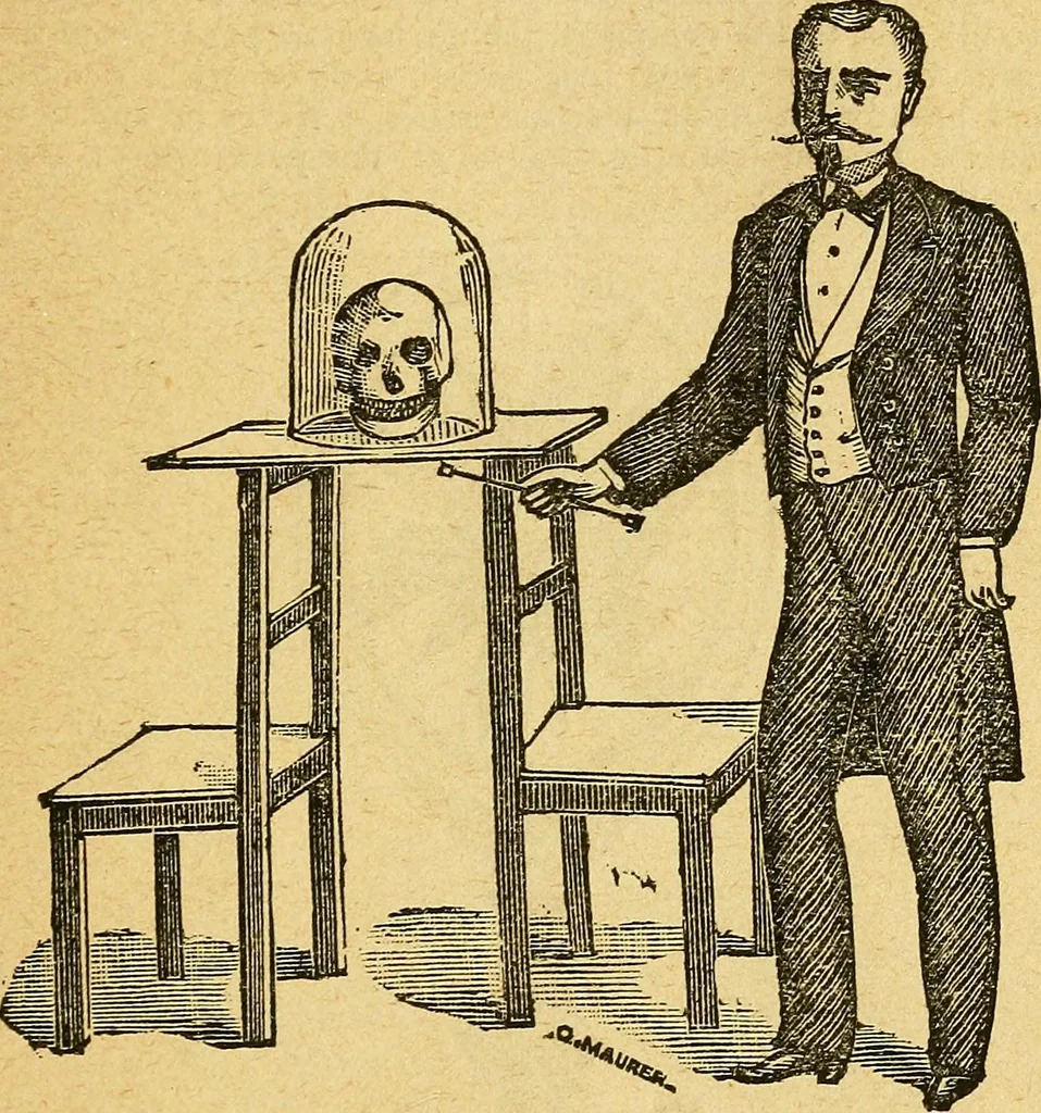An illustration from Illustrated descriptive price-list of magical apparatus and illusions .., 1884, leaf 72