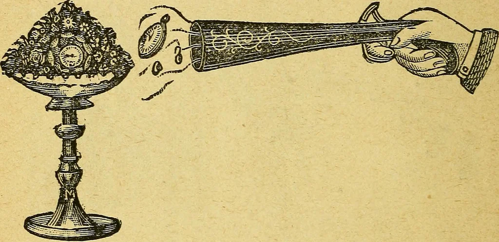 An illustration from Illustrated descriptive price-list of magical apparatus and illusions .., 1884, leaf 99