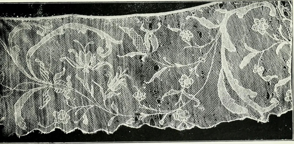 An illustration from Illustrated descriptive account of the Museum of Andalucian pottery and lace, antique and modern : together with notes on pre-Roman Seville and the lost city of Tharsis, 1913, leaf 110