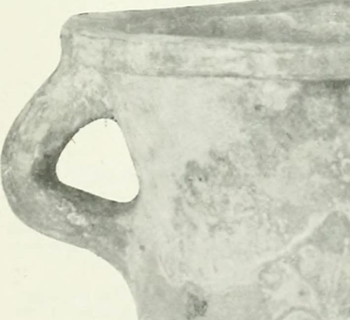 An illustration from Illustrated descriptive account of the Museum of Andalucian pottery and lace, antique and modern : together with notes on pre-Roman Seville and the lost city of Tharsis, 1913, leaf 118