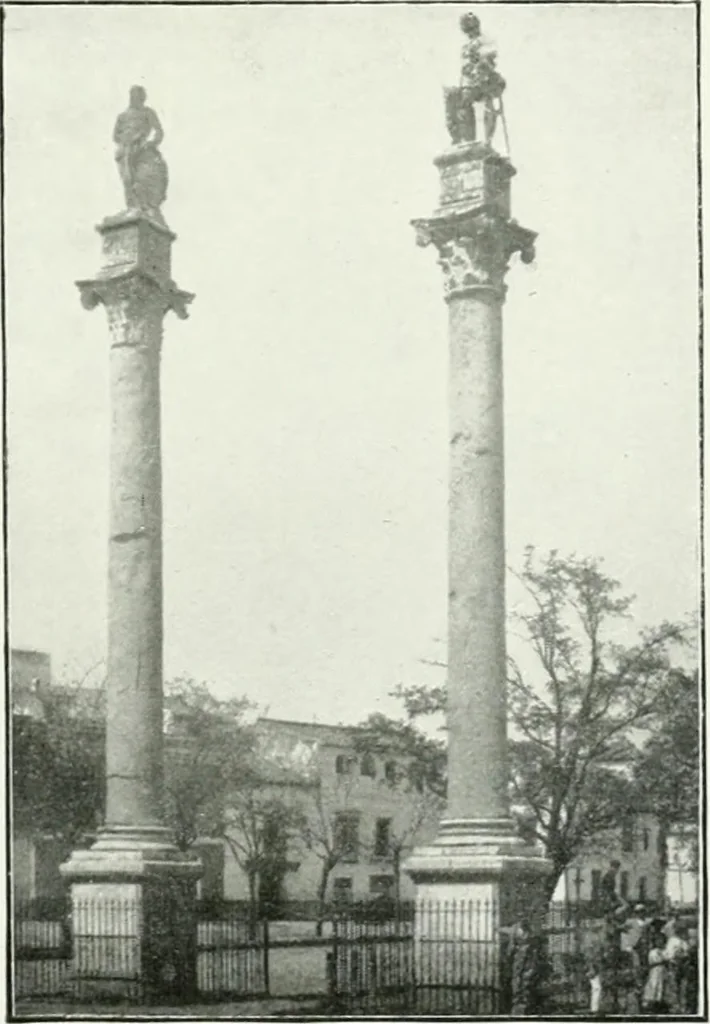 An illustration from Illustrated descriptive account of the Museum of Andalucian pottery and lace, antique and modern : together with notes on pre-Roman Seville and the lost city of Tharsis, 1913, leaf 26