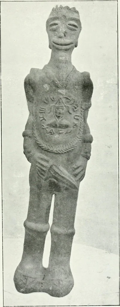 An illustration from Illustrated descriptive account of the Museum of Andalucian pottery and lace, antique and modern : together with notes on pre-Roman Seville and the lost city of Tharsis, 1913, leaf 40