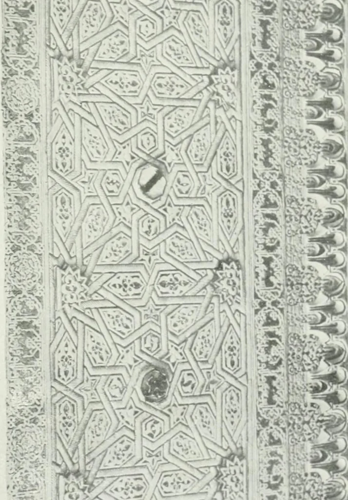 An illustration from Illustrated descriptive account of the Museum of Andalucian pottery and lace, antique and modern : together with notes on pre-Roman Seville and the lost city of Tharsis, 1913, leaf 62