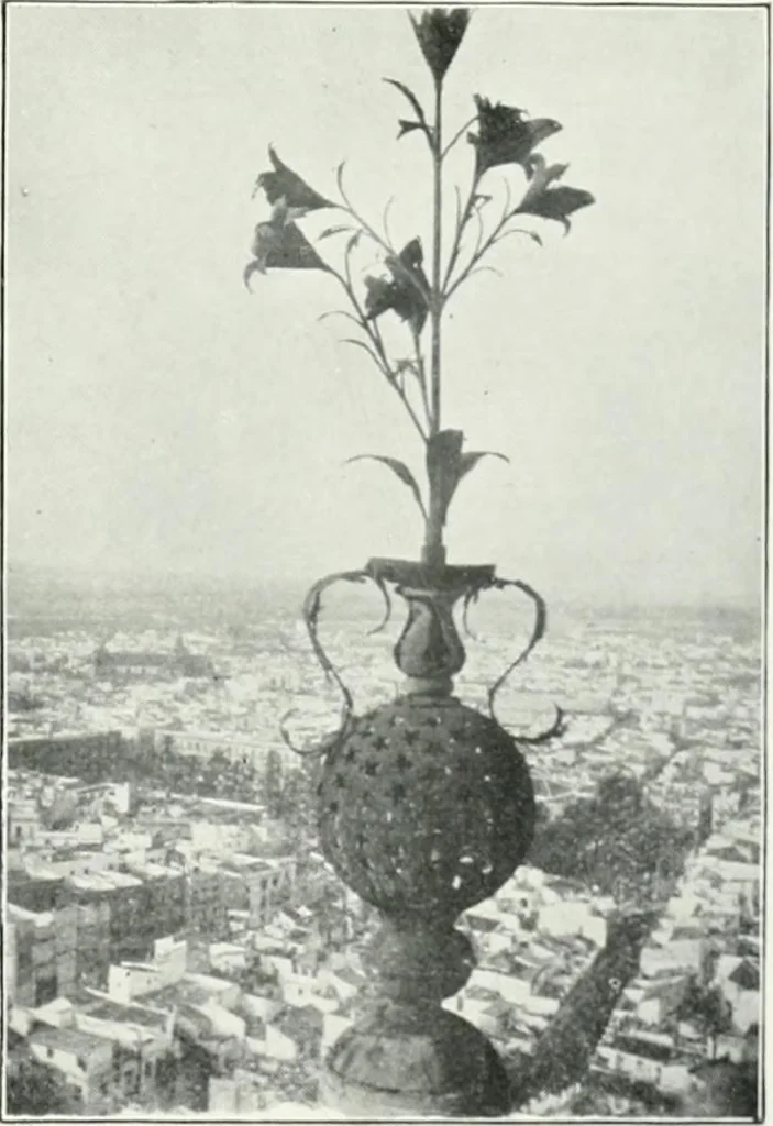 An illustration from Illustrated descriptive account of the Museum of Andalucian pottery and lace, antique and modern : together with notes on pre-Roman Seville and the lost city of Tharsis, 1913, leaf 68