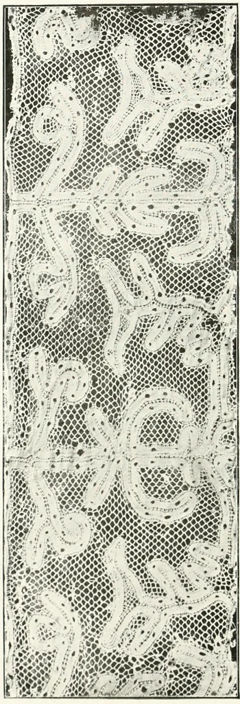 An illustration from Illustrated descriptive account of the Museum of Andalucian pottery and lace, antique and modern : together with notes on pre-Roman Seville and the lost city of Tharsis, 1913, leaf 75