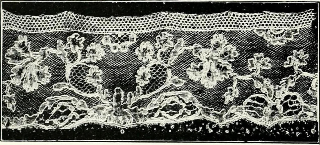An illustration from Illustrated descriptive account of the Museum of Andalucian pottery and lace, antique and modern : together with notes on pre-Roman Seville and the lost city of Tharsis, 1913, leaf 77