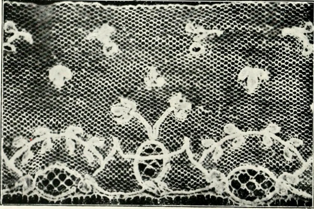 An illustration from Illustrated descriptive account of the Museum of Andalucian pottery and lace, antique and modern : together with notes on pre-Roman Seville and the lost city of Tharsis, 1913, leaf 77