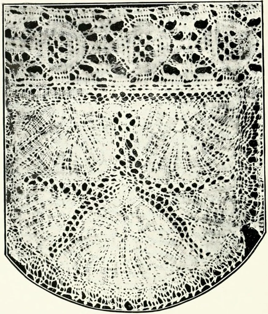 An illustration from Illustrated descriptive account of the Museum of Andalucian pottery and lace, antique and modern : together with notes on pre-Roman Seville and the lost city of Tharsis, 1913, leaf 79