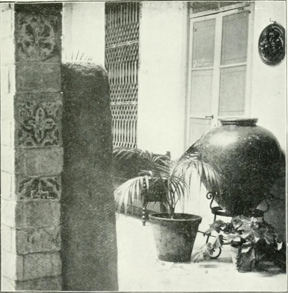 An illustration from Illustrated descriptive account of the Museum of Andalucian pottery and lace, antique and modern : together with notes on pre-Roman Seville and the lost city of Tharsis, 1913, leaf 8
