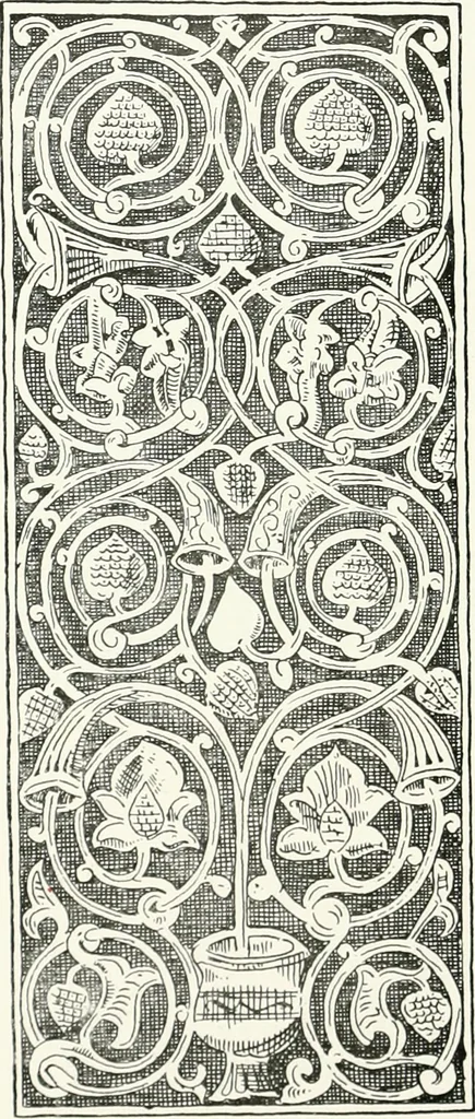 An illustration from Illustrated descriptive account of the Museum of Andalucian pottery and lace, antique and modern : together with notes on pre-Roman Seville and the lost city of Tharsis, 1913, leaf 91