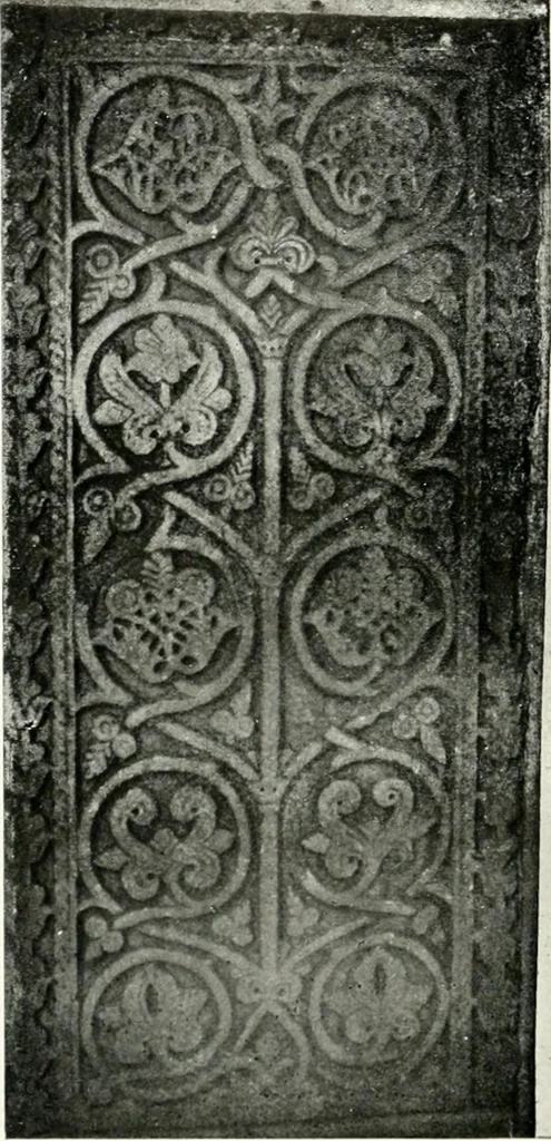 An illustration from Illustrated descriptive account of the Museum of Andalucian pottery and lace, antique and modern : together with notes on pre-Roman Seville and the lost city of Tharsis, 1913, leaf 93