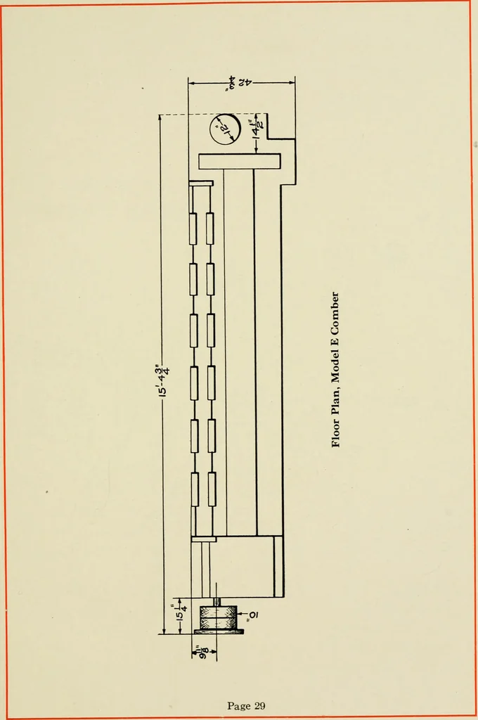 An illustration from Illustrated and descriptive catalog of Whitin cotton combing machinery : and handbook of useful information for overseers and operatives, 1922, leaf 32