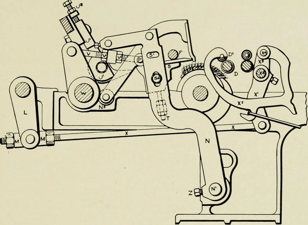 An illustration from Illustrated and descriptive catalog of Whitin cotton combing machinery : and handbook of useful information for overseers and operatives, 1922, leaf 38