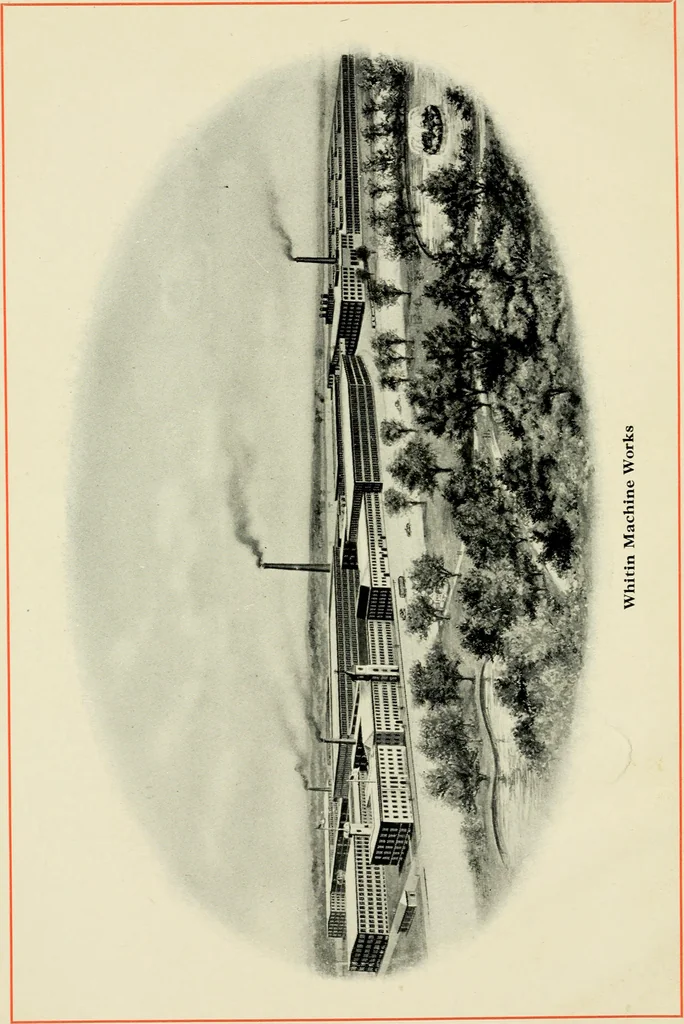 An illustration from Illustrated and descriptive catalog of Whitin cotton combing machinery : and handbook of useful information for overseers and operatives, 1922, leaf 5