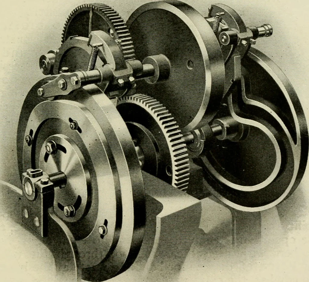 An illustration from Illustrated and descriptive catalog of Whitin cotton combing machinery : and handbook of useful information for overseers and operatives, 1922, leaf 54