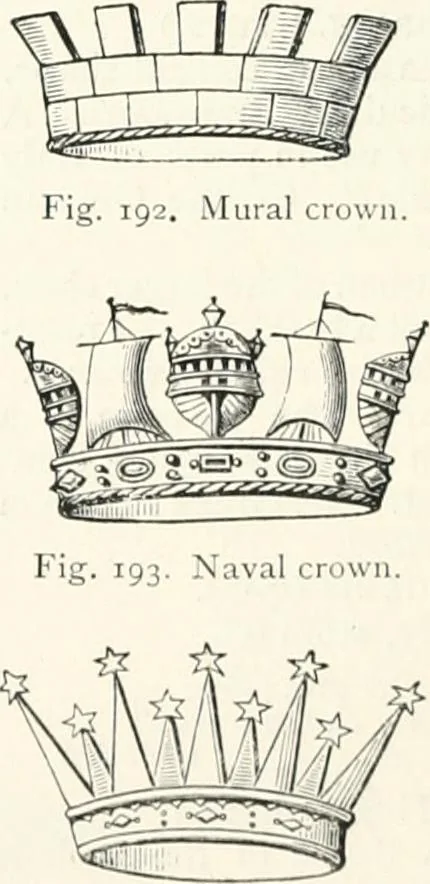 An illustration from An illustrated dictionary of words used in art and archaeology. Explaining terms frequently used in works on architecture, arms, bronzes, Christian art, colour, costume, decoration, devices, emblems, heraldry, lace, personal ornaments, pottery, painting, sculpture, &c., with their derivations, 1883, leaf 101