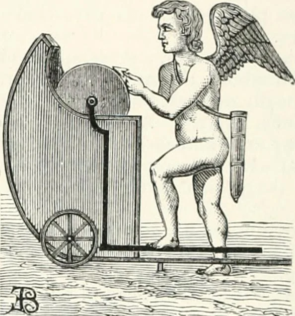 An illustration from An illustrated dictionary of words used in art and archaeology. Explaining terms frequently used in works on architecture, arms, bronzes, Christian art, colour, costume, decoration, devices, emblems, heraldry, lace, personal ornaments, pottery, painting, sculpture, &c., with their derivations, 1883, leaf 103