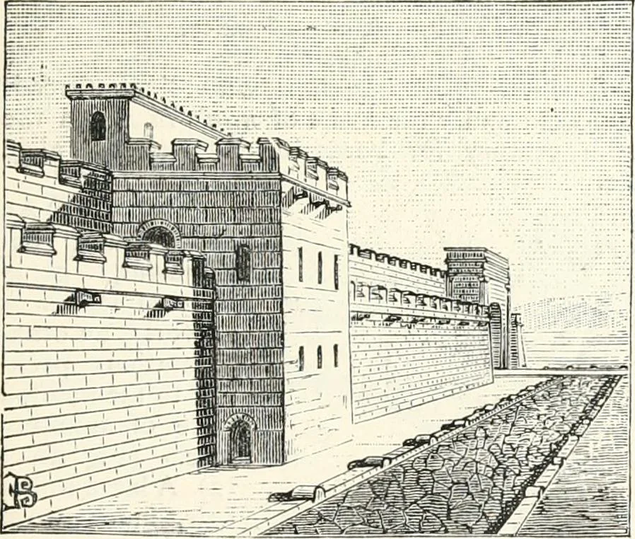 An illustration from An illustrated dictionary of words used in art and archaeology. Explaining terms frequently used in works on architecture, arms, bronzes, Christian art, colour, costume, decoration, devices, emblems, heraldry, lace, personal ornaments, pottery, painting, sculpture, &c., with their derivations, 1883, leaf 106
