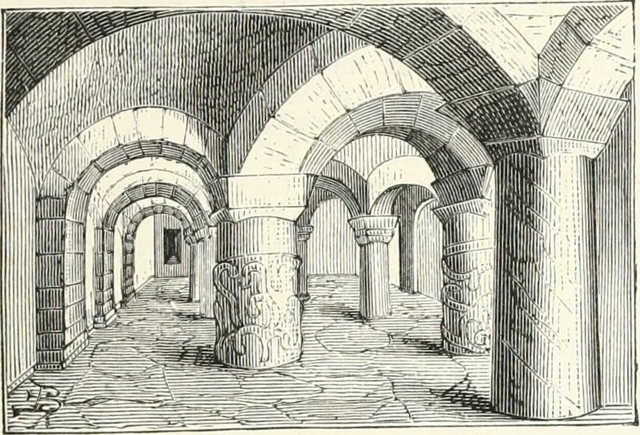 An illustration from An illustrated dictionary of words used in art and archaeology. Explaining terms frequently used in works on architecture, arms, bronzes, Christian art, colour, costume, decoration, devices, emblems, heraldry, lace, personal ornaments, pottery, painting, sculpture, &c., with their derivations, 1883, leaf 110