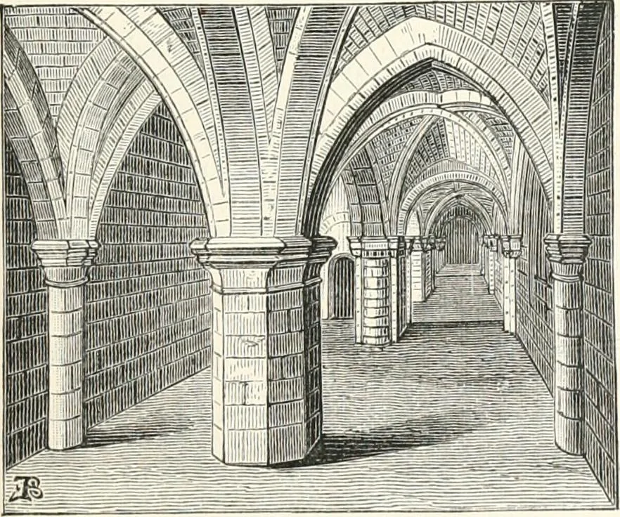 An illustration from An illustrated dictionary of words used in art and archaeology. Explaining terms frequently used in works on architecture, arms, bronzes, Christian art, colour, costume, decoration, devices, emblems, heraldry, lace, personal ornaments, pottery, painting, sculpture, &c., with their derivations, 1883, leaf 110