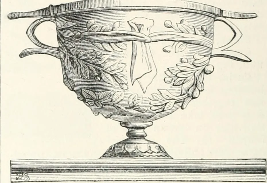 An illustration from An illustrated dictionary of words used in art and archaeology. Explaining terms frequently used in works on architecture, arms, bronzes, Christian art, colour, costume, decoration, devices, emblems, heraldry, lace, personal ornaments, pottery, painting, sculpture, &c., with their derivations, 1883, leaf 113