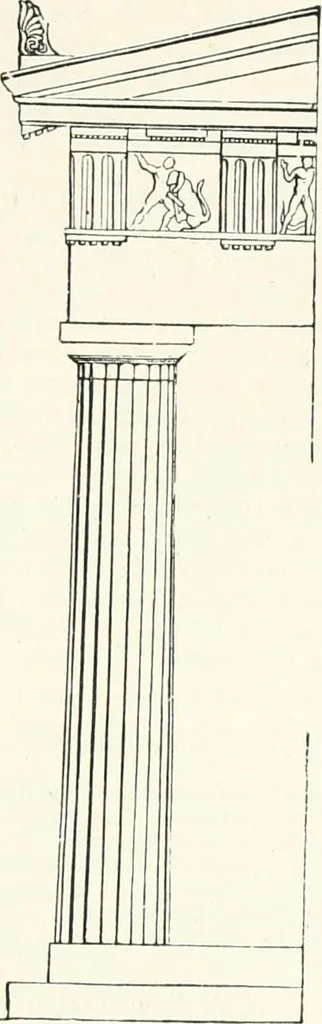 An illustration from An illustrated dictionary of words used in art and archaeology. Explaining terms frequently used in works on architecture, arms, bronzes, Christian art, colour, costume, decoration, devices, emblems, heraldry, lace, personal ornaments, pottery, painting, sculpture, &c., with their derivations, 1883, leaf 126
