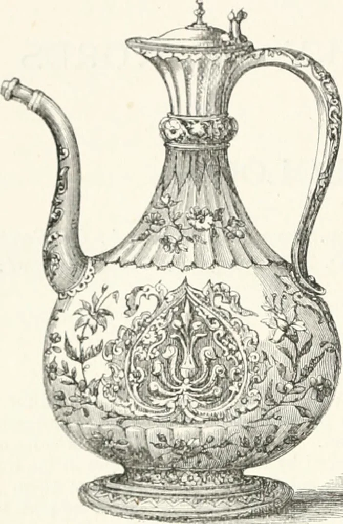 An illustration from An illustrated dictionary of words used in art and archaeology. Explaining terms frequently used in works on architecture, arms, bronzes, Christian art, colour, costume, decoration, devices, emblems, heraldry, lace, personal ornaments, pottery, painting, sculpture, &c., with their derivations, 1883, leaf 13