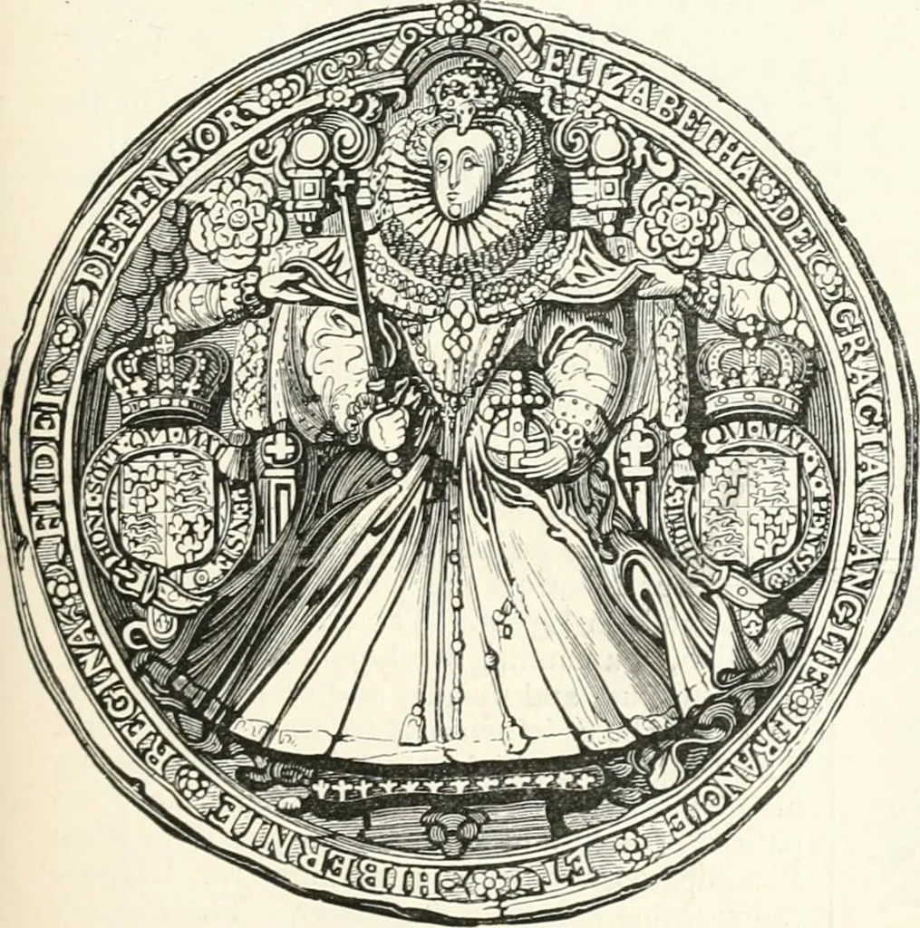 An illustration from An illustrated dictionary of words used in art and archaeology. Explaining terms frequently used in works on architecture, arms, bronzes, Christian art, colour, costume, decoration, devices, emblems, heraldry, lace, personal ornaments, pottery, painting, sculpture, &c., with their derivations, 1883, leaf 134