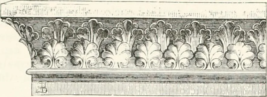 An illustration from An illustrated dictionary of words used in art and archaeology. Explaining terms frequently used in works on architecture, arms, bronzes, Christian art, colour, costume, decoration, devices, emblems, heraldry, lace, personal ornaments, pottery, painting, sculpture, &c., with their derivations, 1883, leaf 139