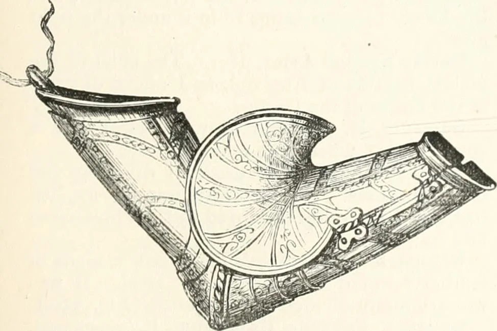 An illustration from An illustrated dictionary of words used in art and archaeology. Explaining terms frequently used in works on architecture, arms, bronzes, Christian art, colour, costume, decoration, devices, emblems, heraldry, lace, personal ornaments, pottery, painting, sculpture, &c., with their derivations, 1883, leaf 162