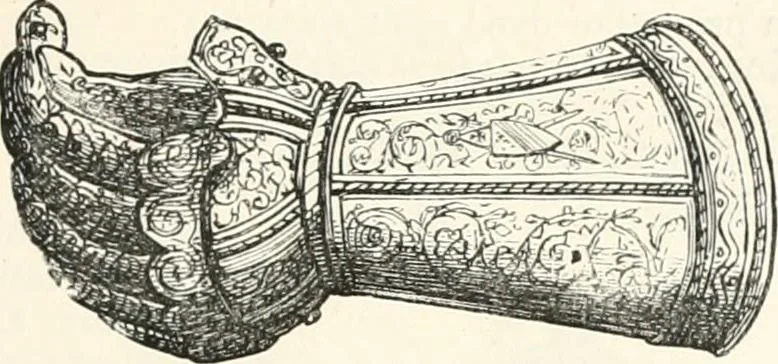 An illustration from An illustrated dictionary of words used in art and archaeology. Explaining terms frequently used in works on architecture, arms, bronzes, Christian art, colour, costume, decoration, devices, emblems, heraldry, lace, personal ornaments, pottery, painting, sculpture, &c., with their derivations, 1883, leaf 164
