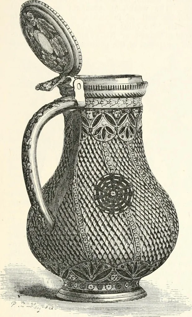 An illustration from An illustrated dictionary of words used in art and archaeology. Explaining terms frequently used in works on architecture, arms, bronzes, Christian art, colour, costume, decoration, devices, emblems, heraldry, lace, personal ornaments, pottery, painting, sculpture, &c., with their derivations, 1883, leaf 168