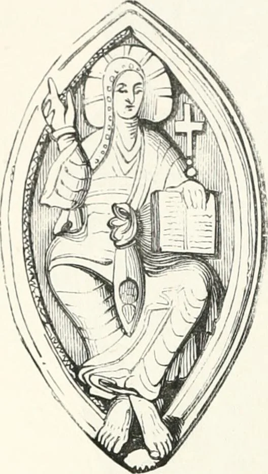 An illustration from An illustrated dictionary of words used in art and archaeology. Explaining terms frequently used in works on architecture, arms, bronzes, Christian art, colour, costume, decoration, devices, emblems, heraldry, lace, personal ornaments, pottery, painting, sculpture, &c., with their derivations, 1883, leaf 169