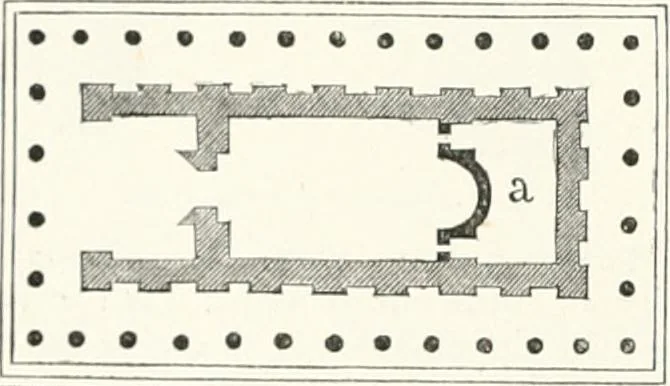 An illustration from An illustrated dictionary of words used in art and archaeology. Explaining terms frequently used in works on architecture, arms, bronzes, Christian art, colour, costume, decoration, devices, emblems, heraldry, lace, personal ornaments, pottery, painting, sculpture, &c., with their derivations, 1883, leaf 17