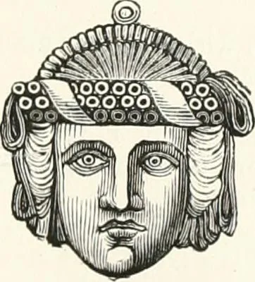 An illustration from An illustrated dictionary of words used in art and archaeology. Explaining terms frequently used in works on architecture, arms, bronzes, Christian art, colour, costume, decoration, devices, emblems, heraldry, lace, personal ornaments, pottery, painting, sculpture, &c., with their derivations, 1883, leaf 170