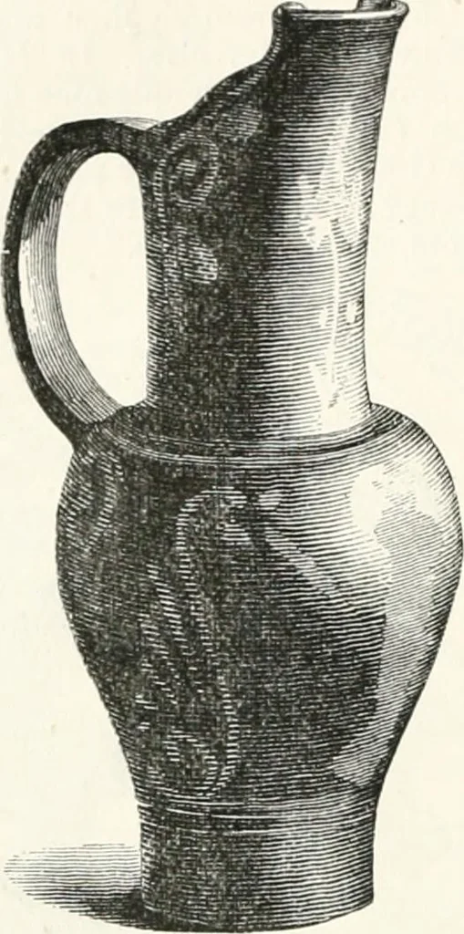 An illustration from An illustrated dictionary of words used in art and archaeology. Explaining terms frequently used in works on architecture, arms, bronzes, Christian art, colour, costume, decoration, devices, emblems, heraldry, lace, personal ornaments, pottery, painting, sculpture, &c., with their derivations, 1883, leaf 185
