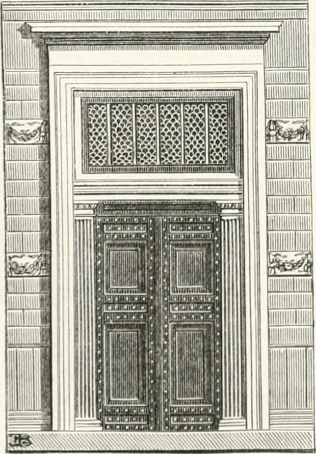 An illustration from An illustrated dictionary of words used in art and archaeology. Explaining terms frequently used in works on architecture, arms, bronzes, Christian art, colour, costume, decoration, devices, emblems, heraldry, lace, personal ornaments, pottery, painting, sculpture, &c., with their derivations, 1883, leaf 185