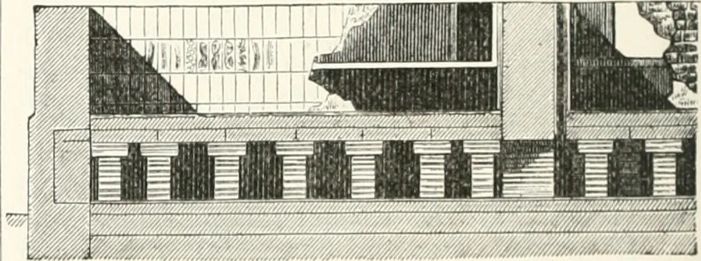 An illustration from An illustrated dictionary of words used in art and archaeology. Explaining terms frequently used in works on architecture, arms, bronzes, Christian art, colour, costume, decoration, devices, emblems, heraldry, lace, personal ornaments, pottery, painting, sculpture, &c., with their derivations, 1883, leaf 185