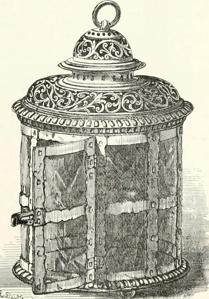 An illustration from An illustrated dictionary of words used in art and archaeology. Explaining terms frequently used in works on architecture, arms, bronzes, Christian art, colour, costume, decoration, devices, emblems, heraldry, lace, personal ornaments, pottery, painting, sculpture, &c., with their derivations, 1883, leaf 200